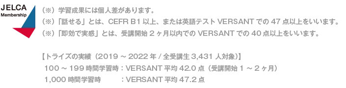 コーチング英会話「トライズ」日本英語コーチング協会会員